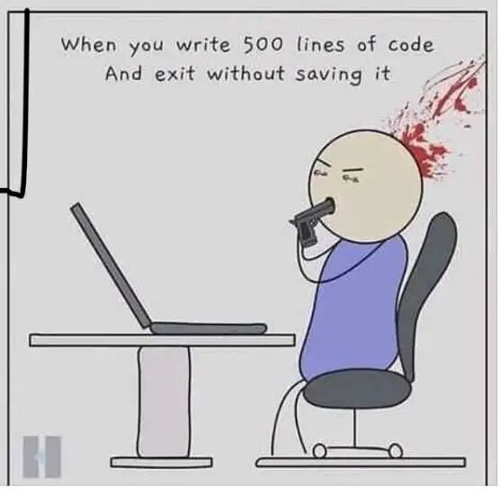 When codes are not saved