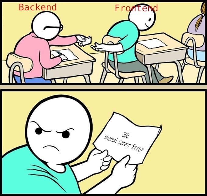 500 internal server error