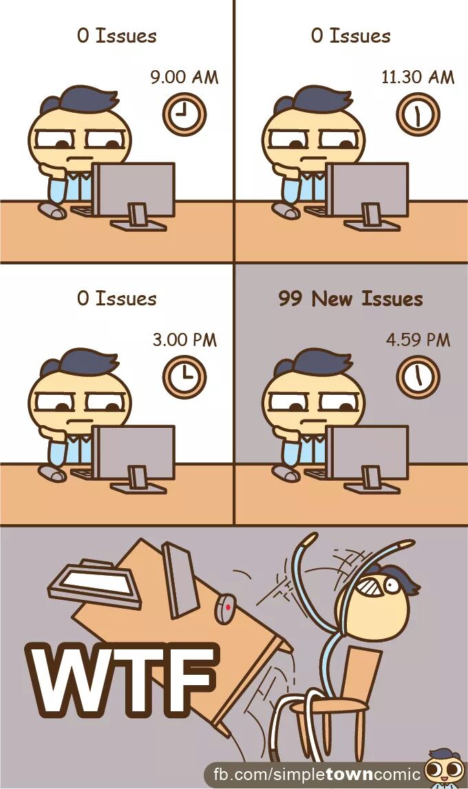 Daily life of developer