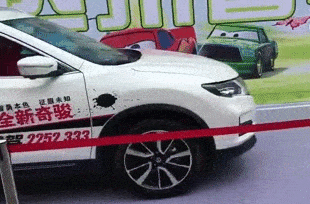 When demoing smart brake to customer