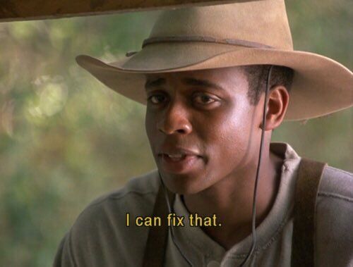 I can fix that
