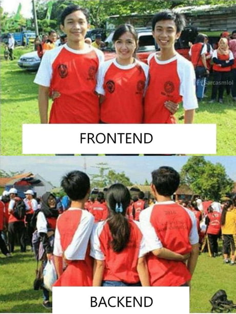 Frontend vs backend