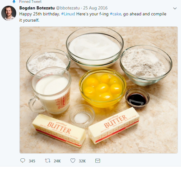 Happy birthday Linux