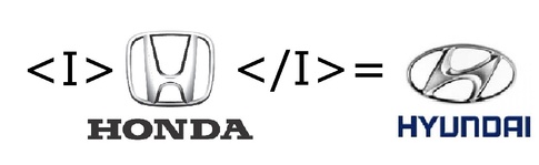 Honda to Hyundai