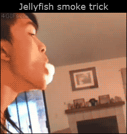Jellyfish smoke trick