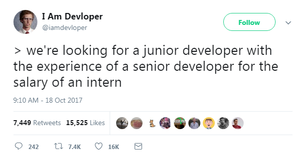 Job description nowadays