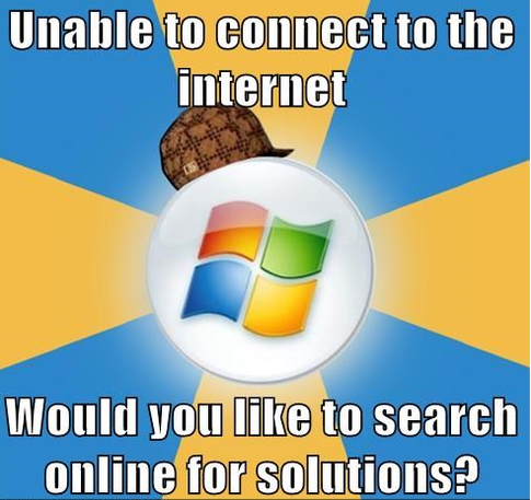 Unable to connect to the Internet