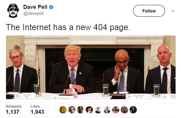 The internet has a new 404 page