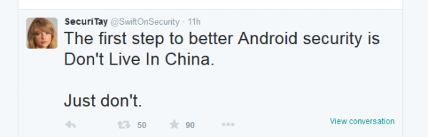 Tip for better Android security