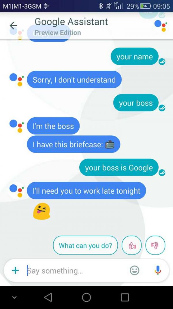 Am I talking to Google Assistant or ET?