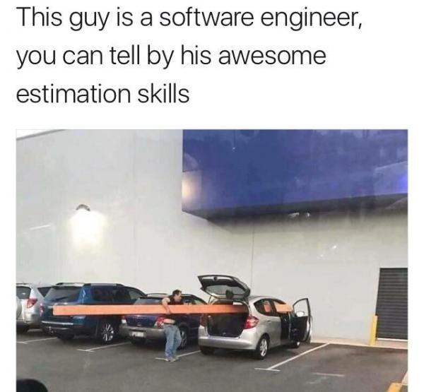Software engineer estimation