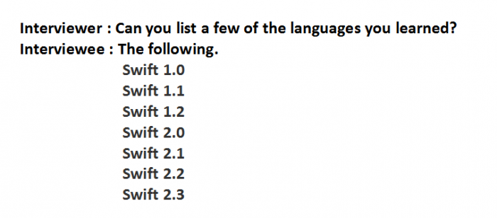 I am the one knowing many languages