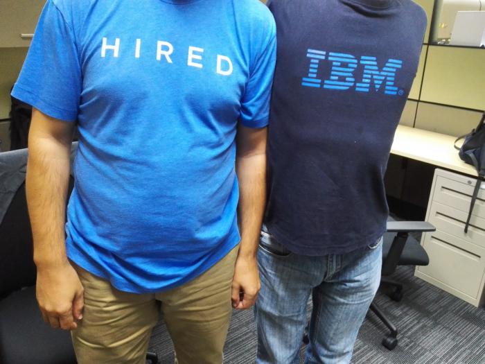Who hired IBM?