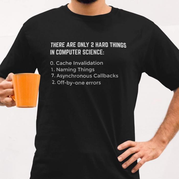 Two hard things in computer science