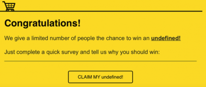 Win an undefined