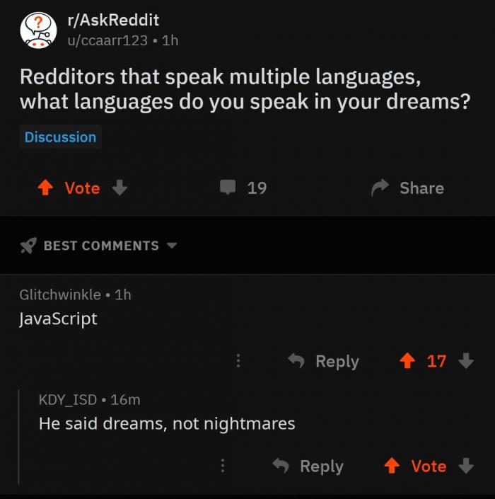 JavaScript in nightmare