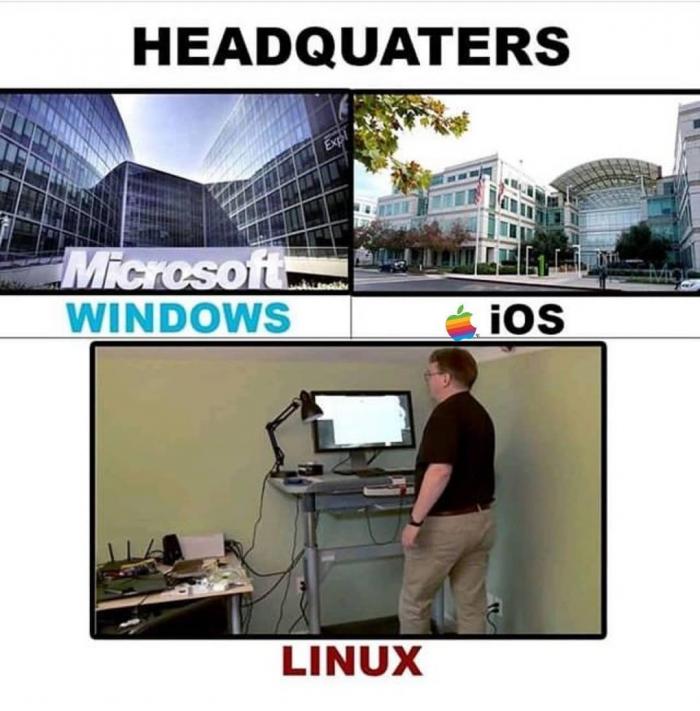 It's too mean to Linux