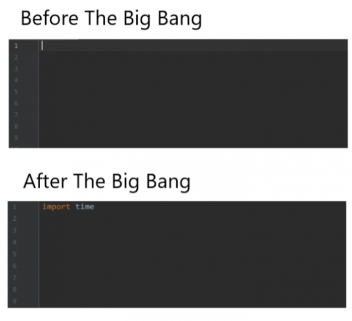 Before and after the big bang
