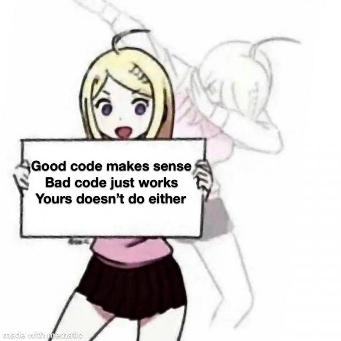 It doesn't hurt but it insults