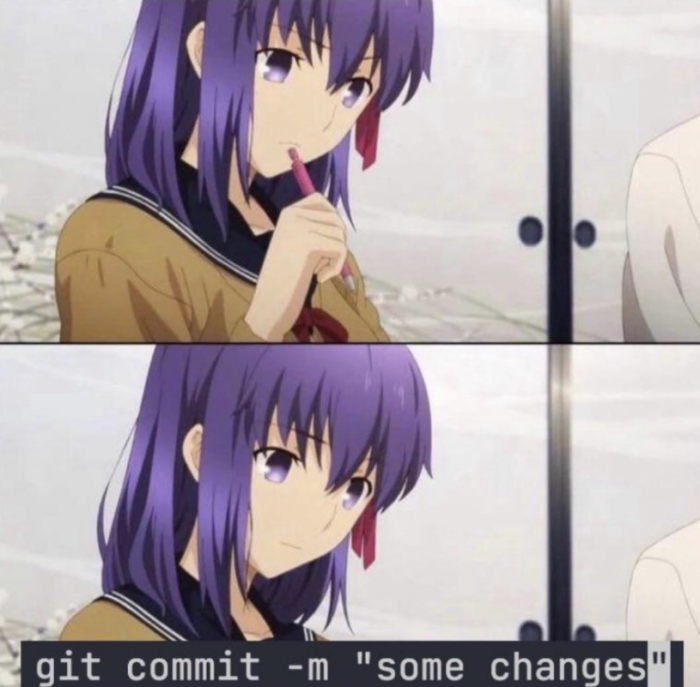 When don't know how to write a commit message