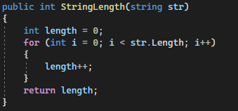 How to calculate string length